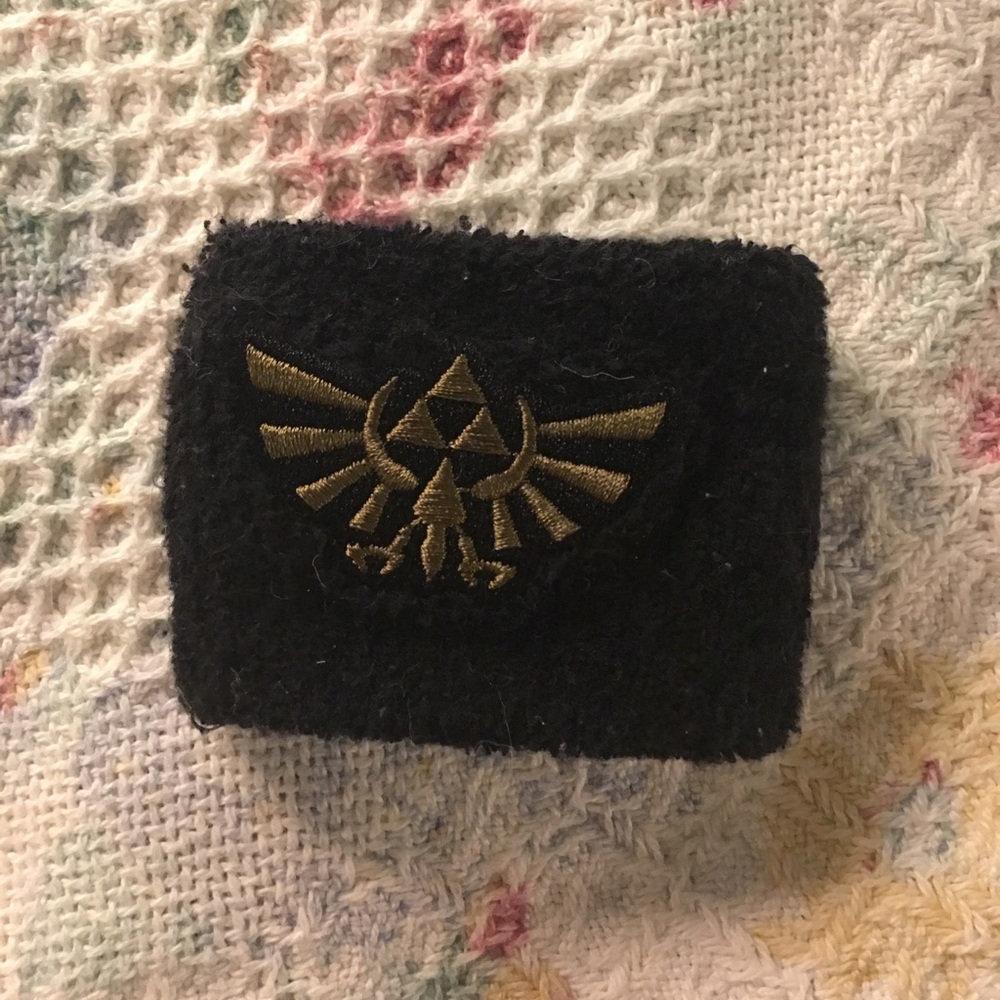 Legend of Zelda Sweatband Black And Gold